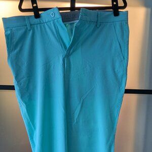 Men's Golf Pants- Aqua